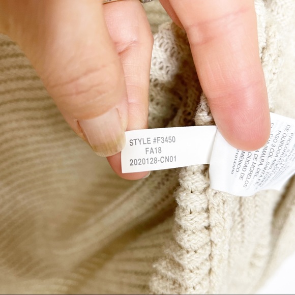 Madewell Seabank Open Front Cardigan Sweater Tan Small - Picture 13 of 14